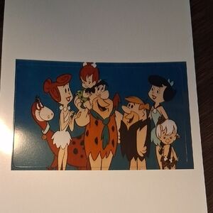 Flintstones Cartoon Art Print Debit Card Skins